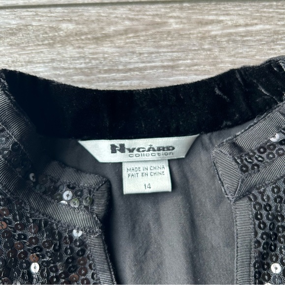 Nygard Collection Black Velvet Squince Tunic - Picture 7 of 13